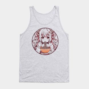 Ramen life Anime noodles Tank Top